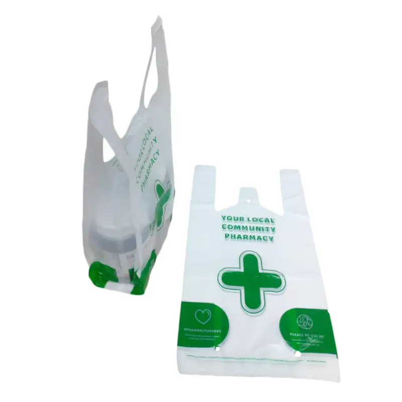 compostable plastic pharmacy carrier bags