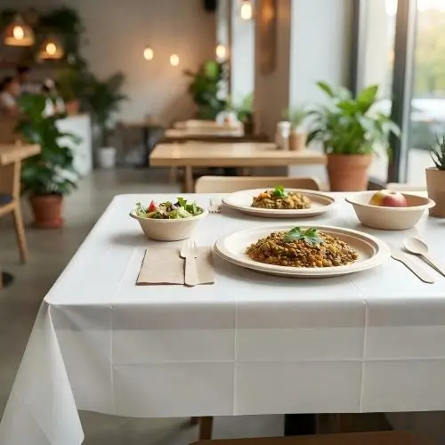 compostable table covers for restaurants