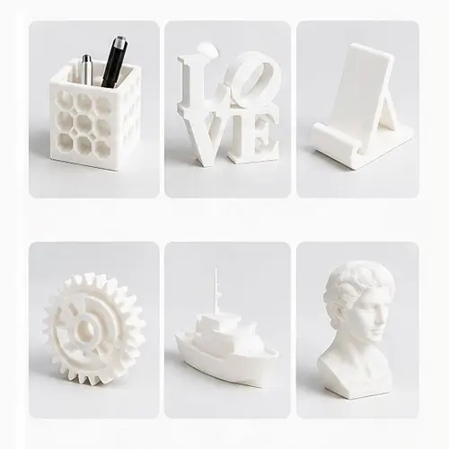 printed model made from PLA filament